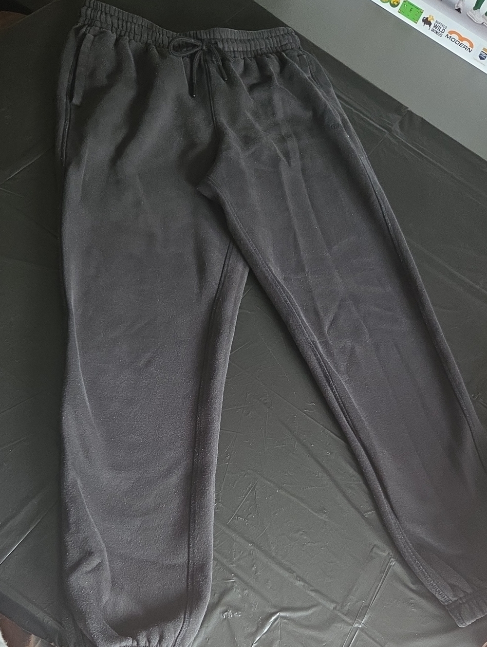 DSG Black Fleece Joggers with Drawstring Waist